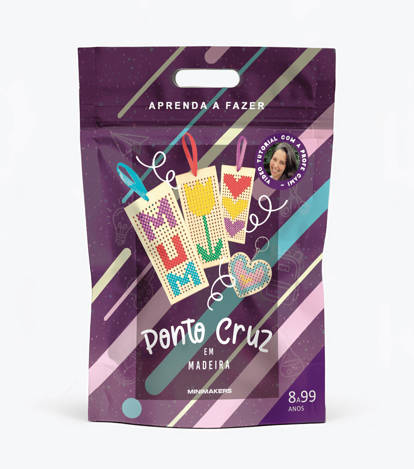 Ponto Cruz em Madeira